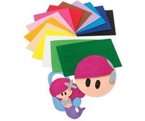 Pack 10 gommes eva 20x30 effet serviette assortiment G
