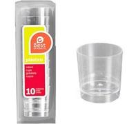 Pack 10 verres à shot transparent 33 cc Transparent G