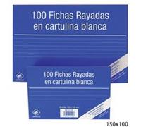 Pack 100 Fiches Bristol rayé 150x100 Nº 3 G
