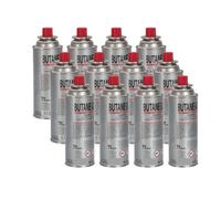 Pack 12 Cartouches à Gaz Butane 227g universelles Sécurité stop-gaz Multiproduits Réchaud, Désherbeur, Chalumeau VITO