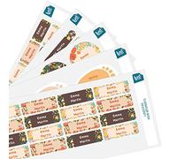 Pack 164 Étiquettes Crèche et École Maternelle - Personnalisées pour Vêtements et Objets - Autocollantes et Thermocollantes - Liberty