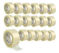Pack 18 rouleaux Ruban Adhésif d'Emballage Pro TRANSPARENT 66m x 50mm Waytex Silencieux Polypropylène 50 microns Tranparent G