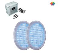 Pack 2 ampoules LED 315 RVB avec télécommande