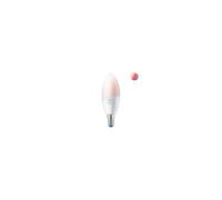 Pack 2 Ampoules LED Intelligentes WiFi + Bluetooth E14 470 lm C37 RGB+CCT Dimmable WIZ 4.9W RGBW+CCT