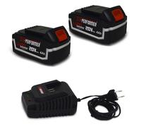 Pack 2 Batterie Concept 20V Lithium 4 Ah Compatible pour la Gamme d'outils Electro-portatifs X-PERFORMER + Chargeur