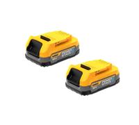 Pack 2 batteries DEWALT POWERSTACK XR - 2 batteries 18V 1.7Ah - DCBP034E2-XJ