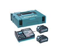 Pack 2 batteries 40V 2.5 Ah XGT - MAKITA - avec chargeur - MakPac - 191J81-6