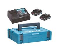 Pack 2 Batteries BL1021B + DC10SA + Makpac - 197658-5