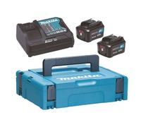 Pack 2 Batteries BL1041B + DC10SA + Makpac MAKITA - 197641-2