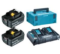 Pack 2 batteries BL1860B DC18RD Makpac MAKITA - 198077-8