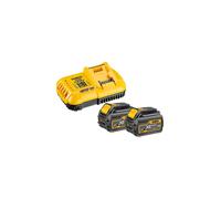 Pack 2 Batteries DEWALT XR FLEXVOLT 18V/54V 6Ah + Chargeur Rapide DCB118 - DCB118T2-QW