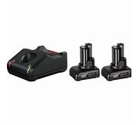 Bosch 1 600 A01 B20 batterie et chargeur d’outil électroportatif Ensemble de batterie et de chargeur, Bundle