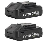 Pack 2 Batteries Lithium 20V 2Ah Gamme sans fil LI VITO