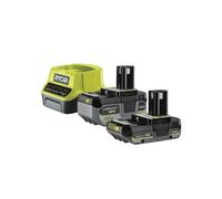 Pack 2 batteries RYOBI 18V One+ 4.0Ah et 2.0Ah - chargeur rapide 2.0Ah RC18120-242X