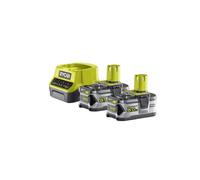 Ryobi Kit chargeur RC18120-250 + 2 batteries ONE+ 18 V 5,0 Ah LithiumPlus – chargeur 2,0 A