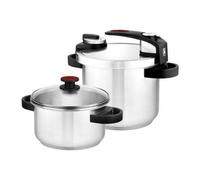 Pack 2 Bra Tekna Cookware A185605/ 4+7L/ Stainless Steel/ Induction Cookware