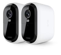 Arlo Caméra de sécurité extérieure Essential 2K XL – Sans fil, Batterie 24 mois – Pack 2