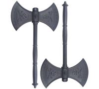Pack 2 Haches Viking en Polypropylene Double Lame Hachette Pirate Repliksword