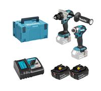 Pack 2 machines 18V Perceuse visseuse DDF492Z + Visseuse à chocs DTD173Z MAKITA