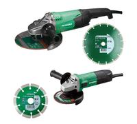 Pack 2 meuleuses electriques Ø230 et Ø125 mm (G23STWAZ + G13STAYGZ) - HIKOKI KG23SAYBZ
