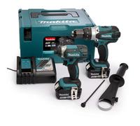 Pack 2 outils 18v (DHP458 + DTD152) (2x5.0Ah) en Makpac - MAKITA DLX2145TJ