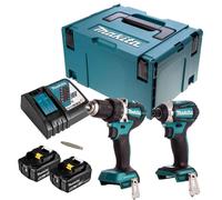 Pack 2 outils 18V Li-Ion LXT (2x5,0 Ah) (DDF484 + DTD154) - MAKITA DLXCBO001