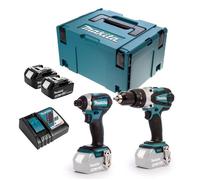 Pack 2 outils 18V LXT (DHP458 + DTD154) (2x5,0 Ah) - MAKITA DLXCBO021