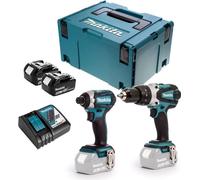 Pack 2 outils 18V LXT (2x5,0 Ah) (DHP458Z + DTD154Z) - MAKITA DLXCBO021