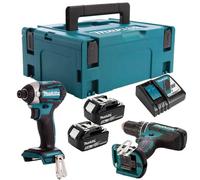 Pack 2 outils 18V LXT (DHP482 + DTD154) (2x5,0 Ah) - MAKITA DLXCBO020