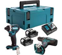Pack 2 outils 18V LXT DHP482ZJ + DTD154Z (2x5,0 Ah) - MAKITA DLXCBO020