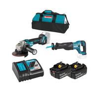 Pack 2 outils 18V Meuleuse DGA506Z + Scie sabre DJR186Z MAKITA