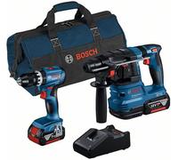 Pack 2 outils 18V (Perceuse GSB 18V-45 + Perforateur GBH 18V-22) - BOSCH 0615A50039