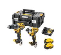 Pack 2 outils 18V Perceuse-visseuse DCD791N + Visseuse à chocs DCF887N DEWALT