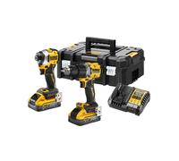 Pack 2 outils 18V Perceuse-visseuse sans fil DCD805 + Visseuse à chocs sans fil DCF850 DEWALT
