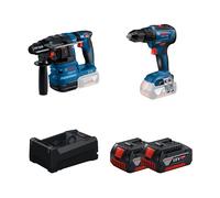 Pack 2 outils 18V Perforateur SDS-Plus GBH 18V-22 + Perceuse-visseuse GSR 18V-55 BOSCH