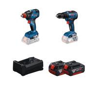 Pack 2 outils 18V Visseuse à chocs / Boulonneuse GDX 18V-200 + Perceuse-visseuse GSR 18V-55 BOSCH