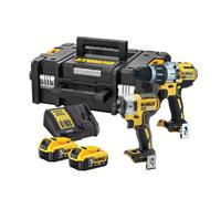 Pack 2 outils 18V XRP (2x5,0 Ah) (DCD996 + DCF887) en coffret TSTAK - DEWALT DCK276P2