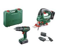 Pack 2 Outils Bosch - Perceuse A Percussion Universalimpact 18 + Scie Sauteuse Pst 18 (2 Batt, 1 Chargeur, 1 Coffret) - 06039D410B G
