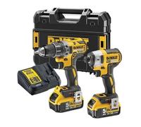 Coffret d'outils sur batterie DeWALT Combo 18V 2x5,0 Ah DCK268P2T