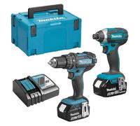 Pack 2 outils MAKITA DLX2131TJ (DHP482Z + DTD152Z) 18V Li-ion LXT (2 x 5,0 Ah)