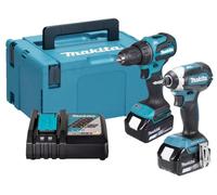 Pack 2 outils MAKITA DLX2535TJ DDF490 + DTD153 en makpac