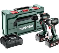 Pack 2 outils (perceuse à percussion + visseuse à chocs) (2X5.2Ah) en Metabox - METABO 685200000
