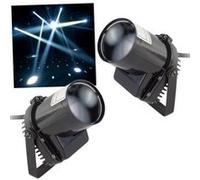 Pack 2 spots à LED Blanc de 5W pour Dj's ou Déco