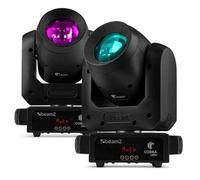 Pack 2 x BeamZ Cobra 100H - Lyre LED Motorisée Beam avec Prisme Rotatif DMX - 100 Watts