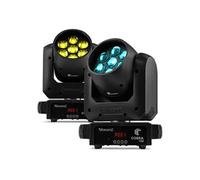 Pack 2 x BeamZ Cobra 720 - Lyre LED Motorisée Wash LED 7x20W RGBW - Zoom motorisé 6° à 60°