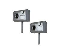 WEITECH Pack 2 x Garden Protector 3 Répulsif Jardin Anti Chien Chat Renard Lapin Fouine Ultrasons wk0055