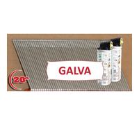 Pack 2000 clous TH F16/63 mm + gaz IM65A/250A Angle Brads Galva 20°