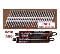 Pack 2200 clous 3.1x63 TB INOX A2 pour Paslode IM90 / IM90I