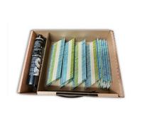 Pack 2200 clous 3.1x90 CRANTEES GALVA pour Paslode IM90 / IM90I