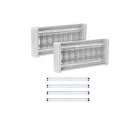 pack 2x destructeurs d'insectes electrique 30w antimoustique 4 tubes